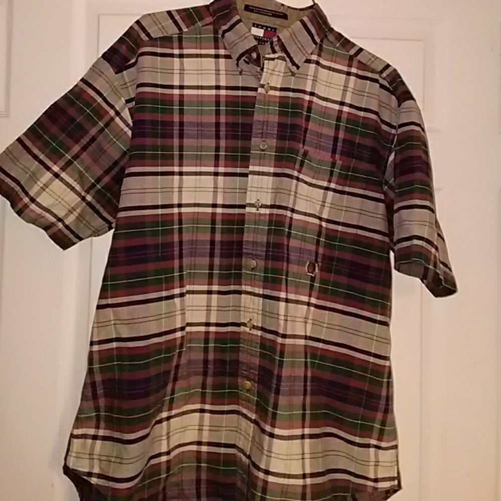 Men's Plaid Tommy Hilfiger Shirt